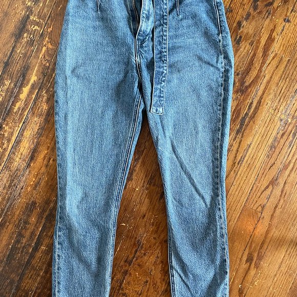 Reformation Denim Belted Skinny Jean - Picture 3 of 6